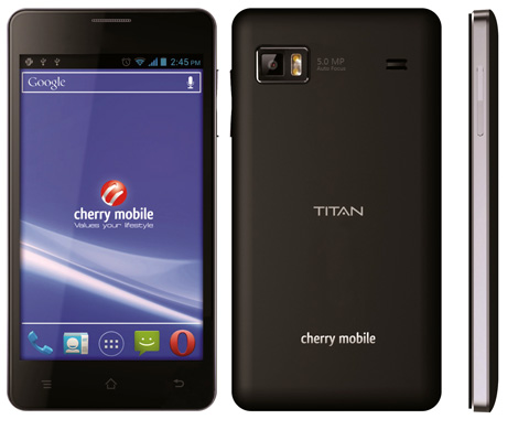 Android on Cherry Mobile Launches Titan And Flare Dual Sim Android Phones