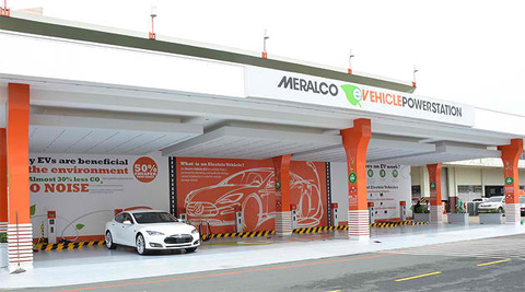 meralco car charging station • Meralco opens 1st Electric Car Charging Station