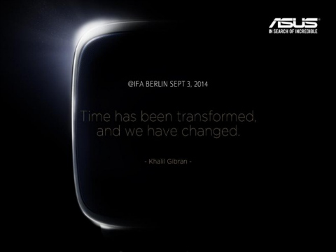 Asus Smartwatch Teaser • Asus Smartwatch To Be Unveiled At Ifa 2014