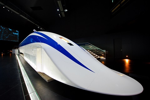 Shinkansen maglev train 1 • Japan's MagLev train can reach speeds of up to 500kmph
