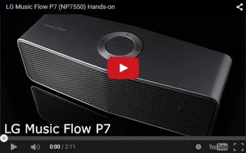 LG Music Flow P7 Hands-on