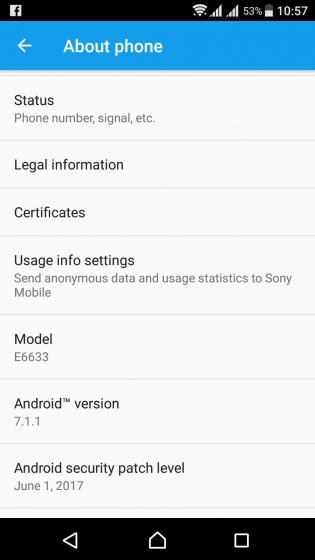 Android 7.1.1 Xperia Z5 • Android 7.1.1 Now Seeding To Xperia Z5 Family, Z4 Tablet And Z3+