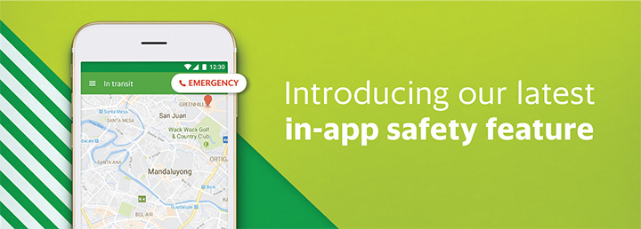 GRAB SOS BUTTON • Grab intros new in-app ‘Emergency’ button