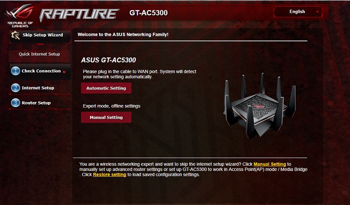 Rog Rapture Router Settings