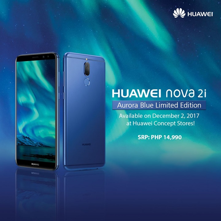 Huawei Nova 2I Aurora Blue • Huawei Nova 2I Aurora Blue Limited Edition To Hit Stores On December 2