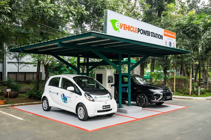 meralco mitsubishi ev • Mitsubishi Motors and Meralco open electric vehicle charging station at DENR Central Office