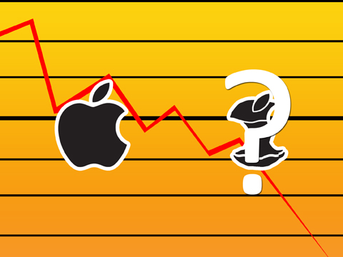 apple declines