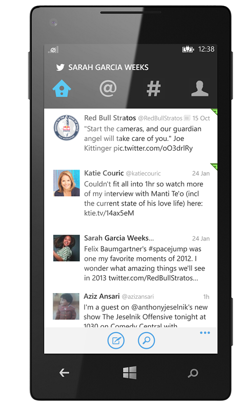 twitter for windows phone