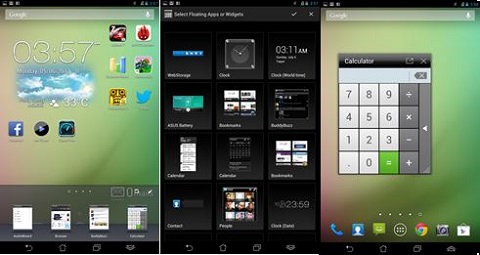 floating widget