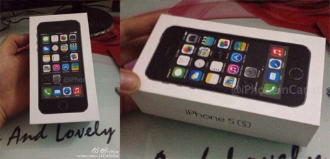 iphone 5S packaging