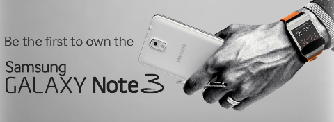 note 3 first day promo