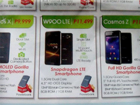 Cherry Mobile W900 LTE 4G