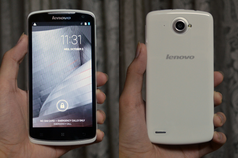 Lenovo S920 front back