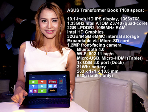 asus t100 specs