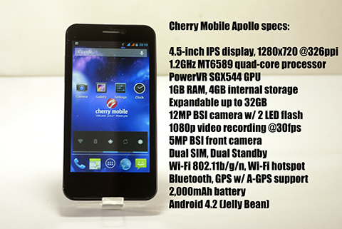 Cherry Mobile Apollo Specs