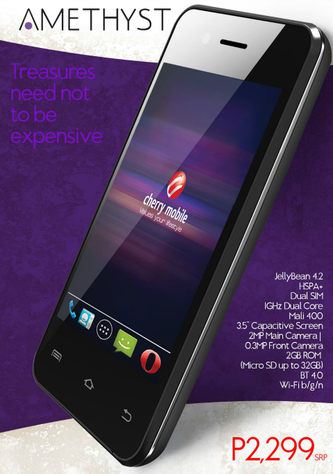 cherry mobile amethyst