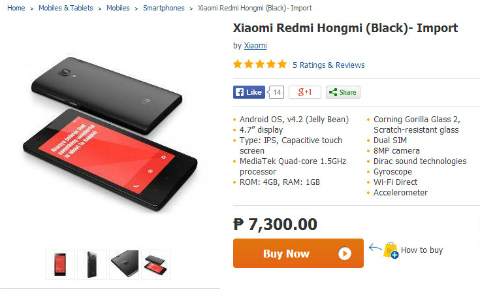 xiaomi redmi lazada