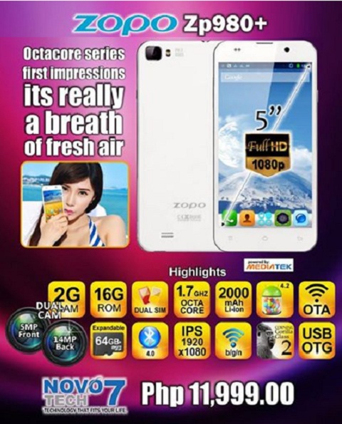 zopo 980+ philippines