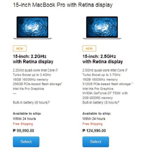 Macbook Pro 15 inch philippines