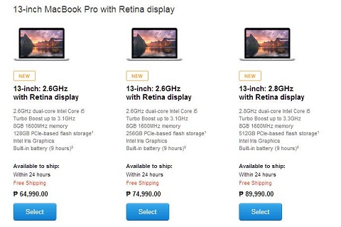 Macbook Pro 13 inch Philippines