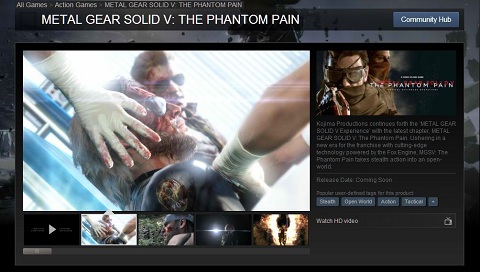 METAL GEAR SOLID V: THE PHANTOM PAIN on Steam