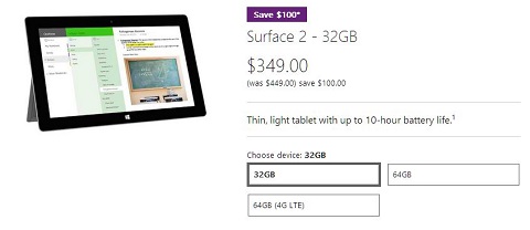 MS Surface 2 RT
