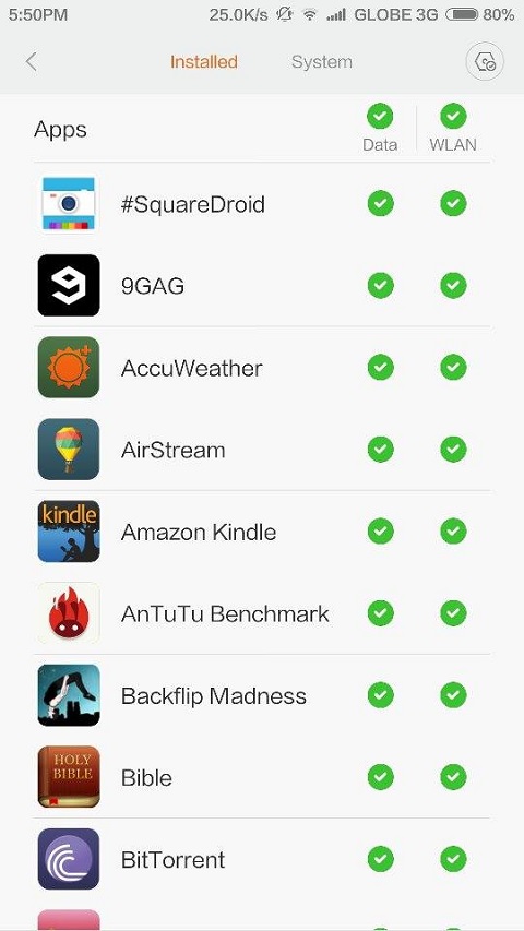 background data