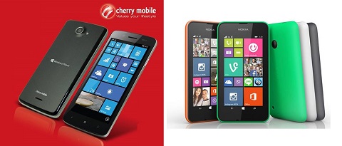 cm alpha luxe vs nokia lumia 530