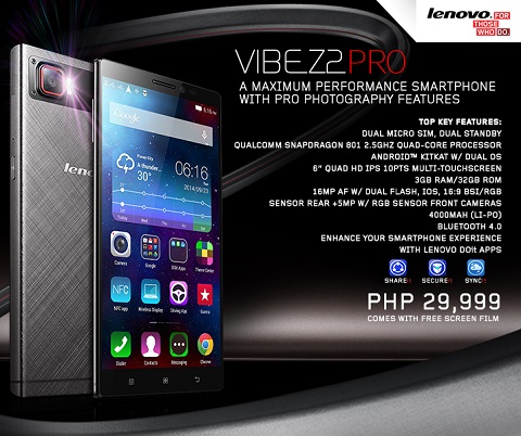 lenovo vibe z2 pro philippines_1