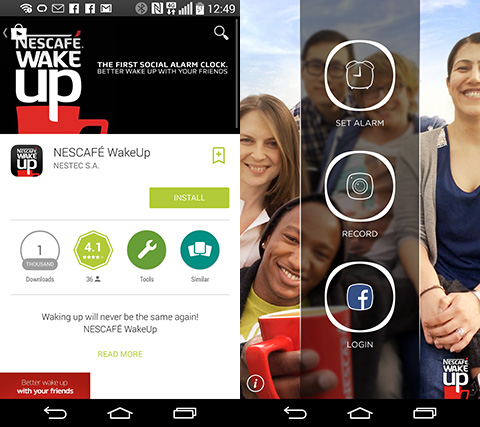 Wakeup App • Nescafe Releases Wake Up App For Android And Ios