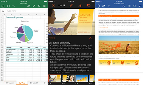 Office Iphone • Microsoft Brings Office To Iphone And Android Tablets