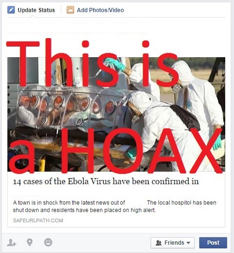 Ebola • Spreading Ebola Hoaxes Online May Land You In Jail