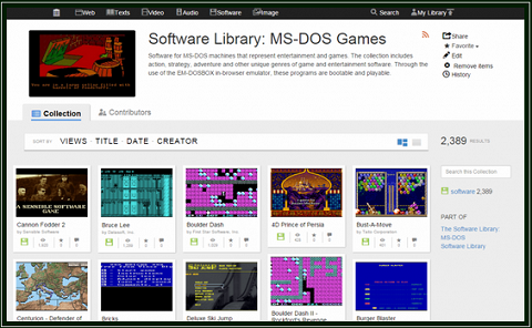 MS DOS Games
