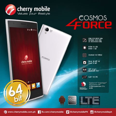 Cm Cosmos Force • Cherry Mobile Cosmos Force Gets Priced