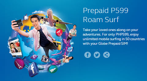 Roam Surf • Globe Bares Unlimited Data Roaming For Prepaid Subs