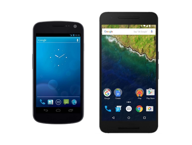 Galaxy Nexus Vs Nexus 6P • Flagship Smartphones: Then And Now (2016)