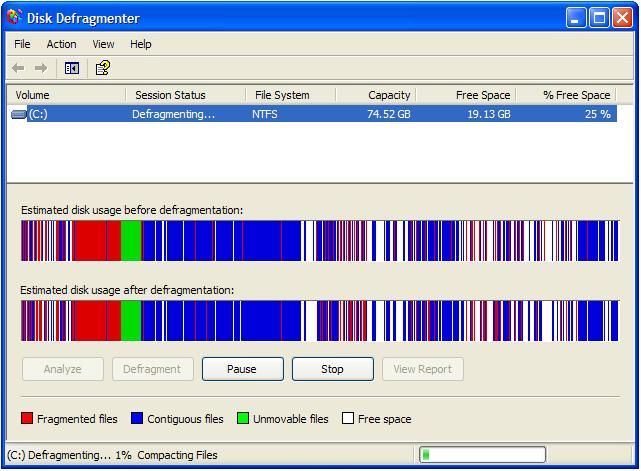 Defragmentation