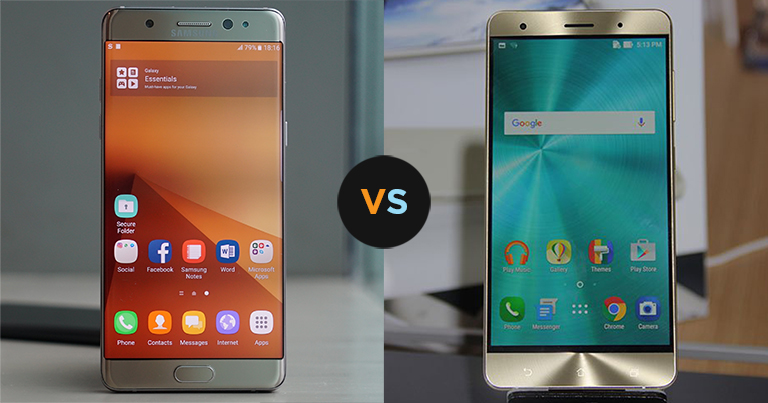 Note7 Vs Zenfone3 • Specs Comparison: Samsung Galaxy Note7 Vs Asus Zenfone 3 Deluxe