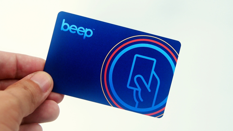 beep card hand • DOTr suspends mandatory use of beep cards at EDSA Busway