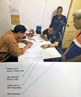 Bureau of Customs sent us After Mission Report of the raid
