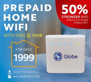 Globe Prepaid Home WiFi now at Php2k, 10GB free data
