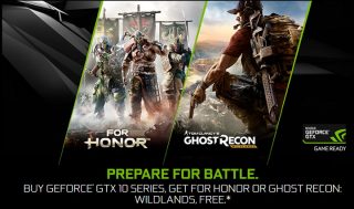 NVIDIA launches For Honor and Ghost Recon Wildlands GTX Bundle