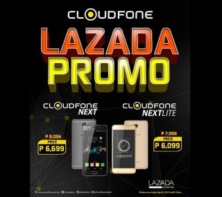 Cloudfone Next, Next Lite on Flash Sale at Lazada