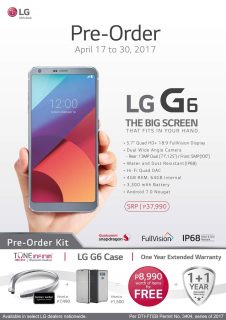 LG G6 now available for pre-order