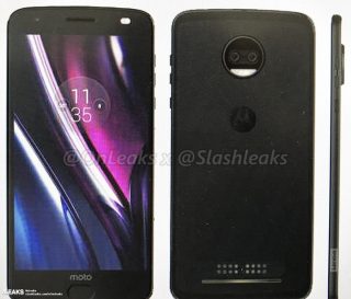 Moto Z2 press-render leaks online, still with MotoMods