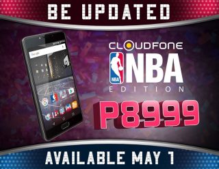 Cloudfone NBA Edition to be available for Php8,999