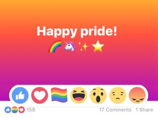 Facebook launches Rainbow Flag reaction for Pride Month