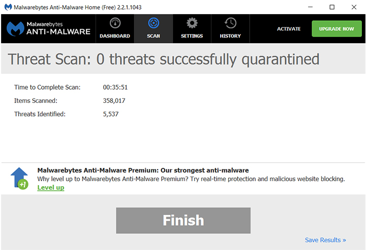 After Scan Malwarebytes • How To Clean Your Pc From Malware