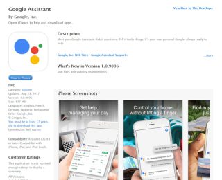 Google Assistant now available in iOS devices