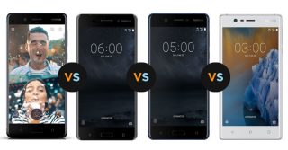 Specs Comparison: Nokia 8 vs Nokia 6 vs Nokia 5 vs Nokia 3